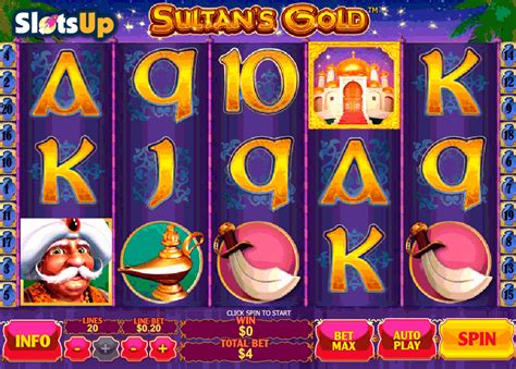 Sultan's Gold Online Casino Slot Game.